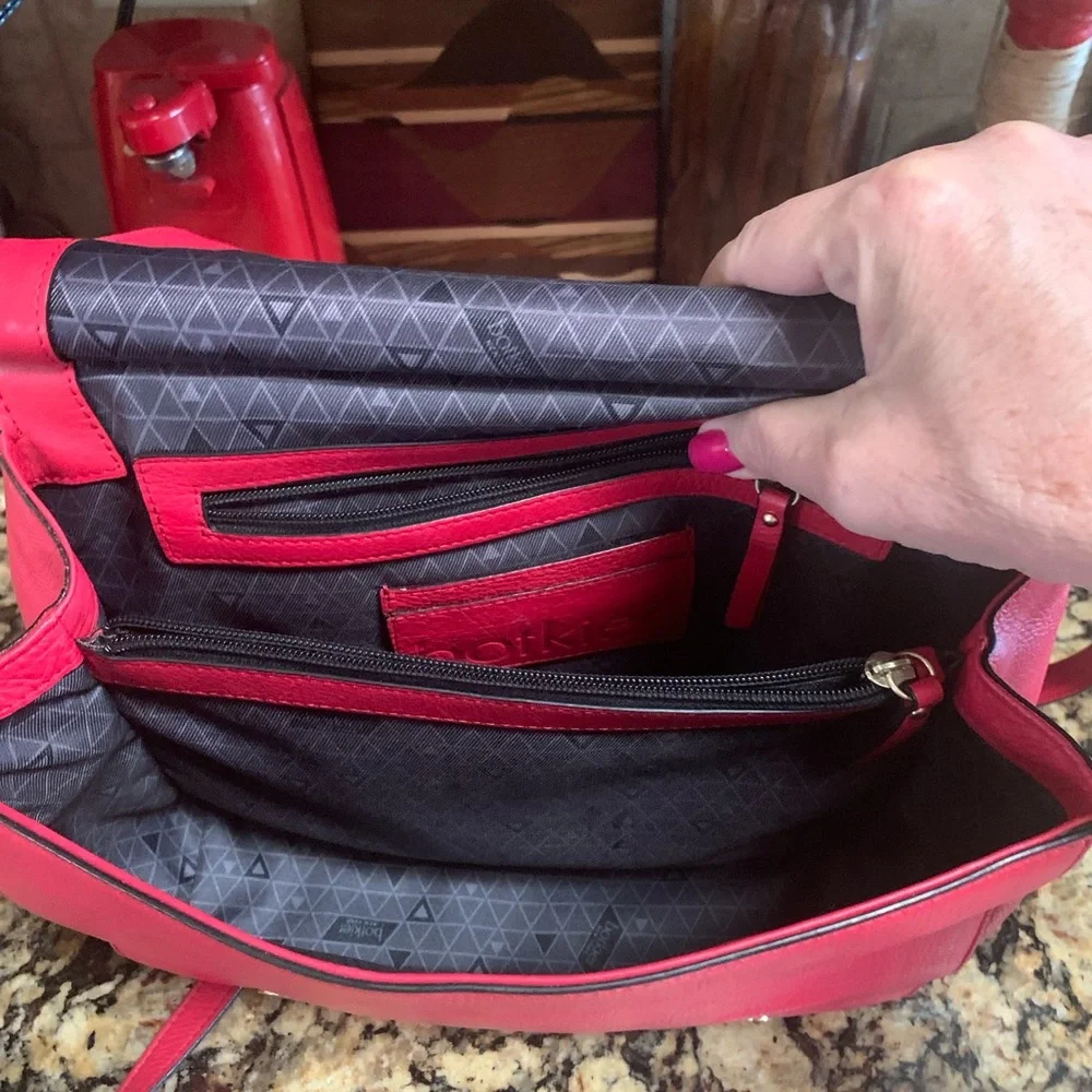 Botkier Red Leather Satchel Purse
